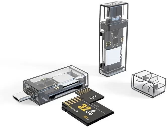 INF Type-C Dual-Card Reader
