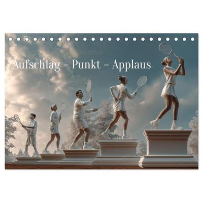 Aufschlag – Punkt – Applaus (Tischkalender 2027 DIN A5 quer), CALVENDO Monatskalender