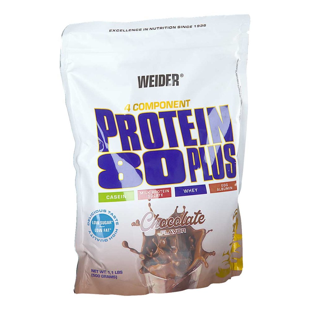 AMOSVITAL GmbH Protein 80 Plus Schokolade Pulver 02237539