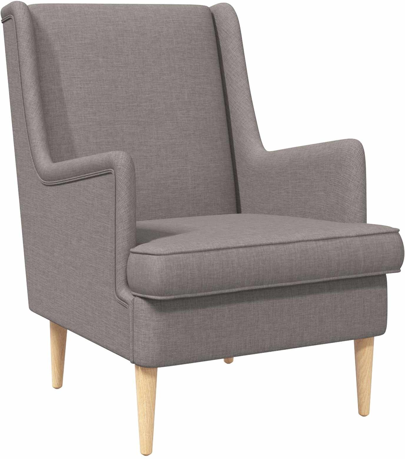 vidaXL Fauteuil Taupe Tissu