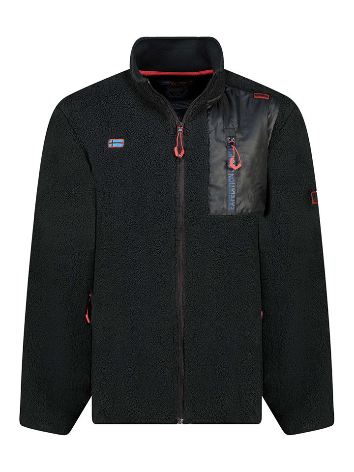Geographical Norway Fleecejacke "Tigre" in Schwarz - 3XL