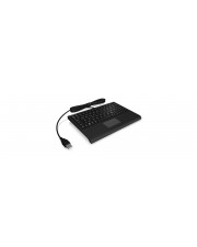 KeySonic Mini Tastatur USB ACK-3410 80 Tasten QWERTZ Schwarz Deutschland (60377)