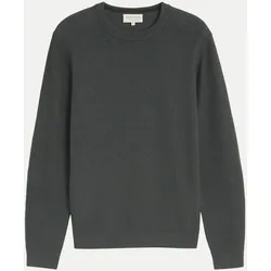 Strukturierter Pullover Grau M