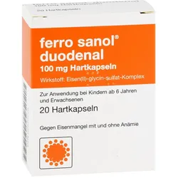 Ferro sanol duodenal 100 mg