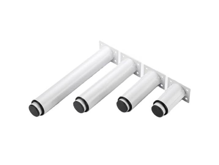 IGrobhuqk Möbelbeine aus kaltgewalztem Stahl Mehrfarbige Verwendungsszenarien in mehreren Größen: Sofa, Tisch, Schrank, TV-Ständer, Bett, Stuhl(Wit,120mm/4.7in)