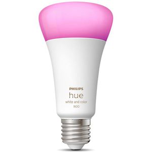 Philips-Hue LED-Lampe White Color Ambiance, E27, 13,5W ersetzt 100W, RGBW, App-fähig, ZigBee