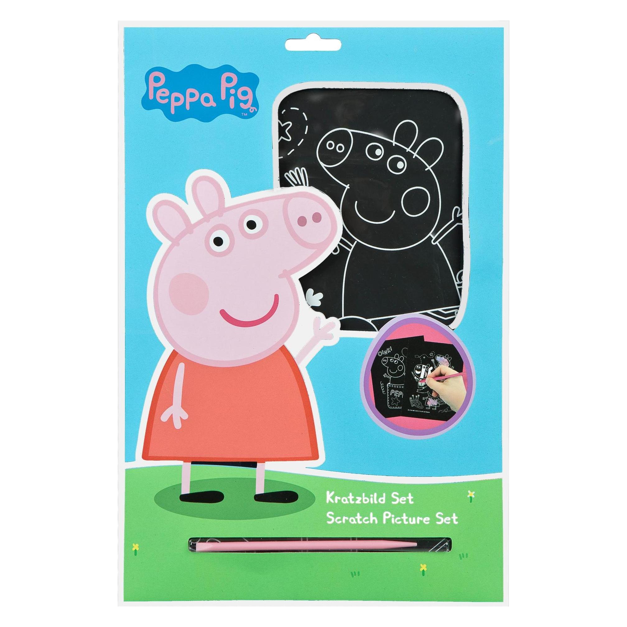 Undercover Peppa Pig KratzbildSet (830.343094)
