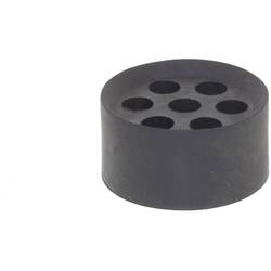 Wiska 10105299 MFD 20/07/010 Mehrfachdichteinsatz schlagfest, mit Zugentlastung M20 M20 Kunststoff Schwarz (RAL 9005) 25 St.