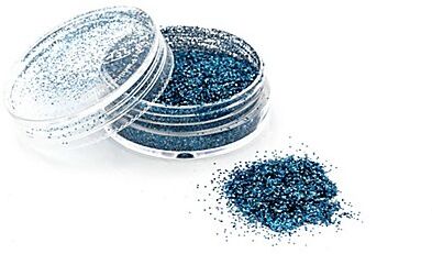 EULENSPIEGEL Glitzer, meeresblau