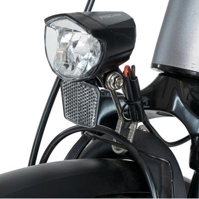 Fahrrad-Frontlicht FISCHER FAHRRAD, schwarz, Fahrradlampen