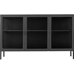 Sideboard Brisbane Stahl Schwarz