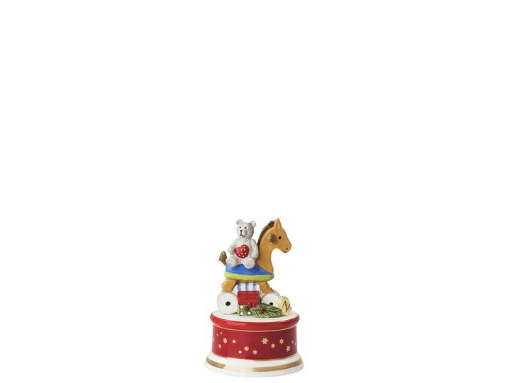 Hutschenreuther Dekospieluhr Sammelserie 2026 - Morgen, Kinder . . ., Mehrfarbig, Keramik, 11.2 cm, Dekoration, Weihnachtsdekoration, Winterdeko