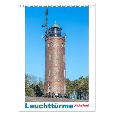 Leuchttürme - Licht ins Dunkel (Tischkalender 2026 DIN A5 hoch), CALVENDO Monatskalender