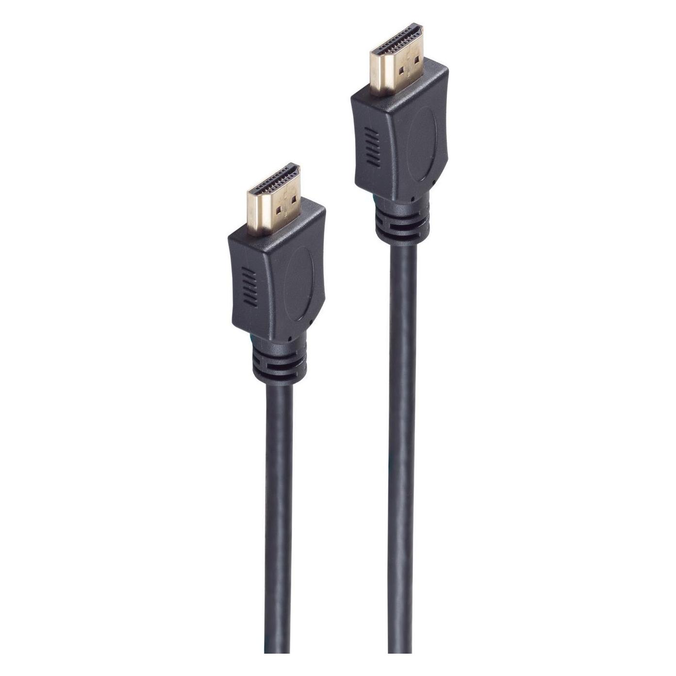 Shiverpeaks -BASIC-S--HDMI A-Stecker auf HDMI A-Stecker, vergoldete Kontakte, ULTRA HD, 3D, HEAC, 0,5m (0.50 m) (BS77470-0.5-E)
