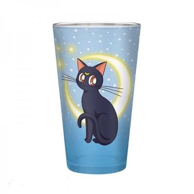 SAILOR MOON - Large Glass - 400ml - Luna & Artemis