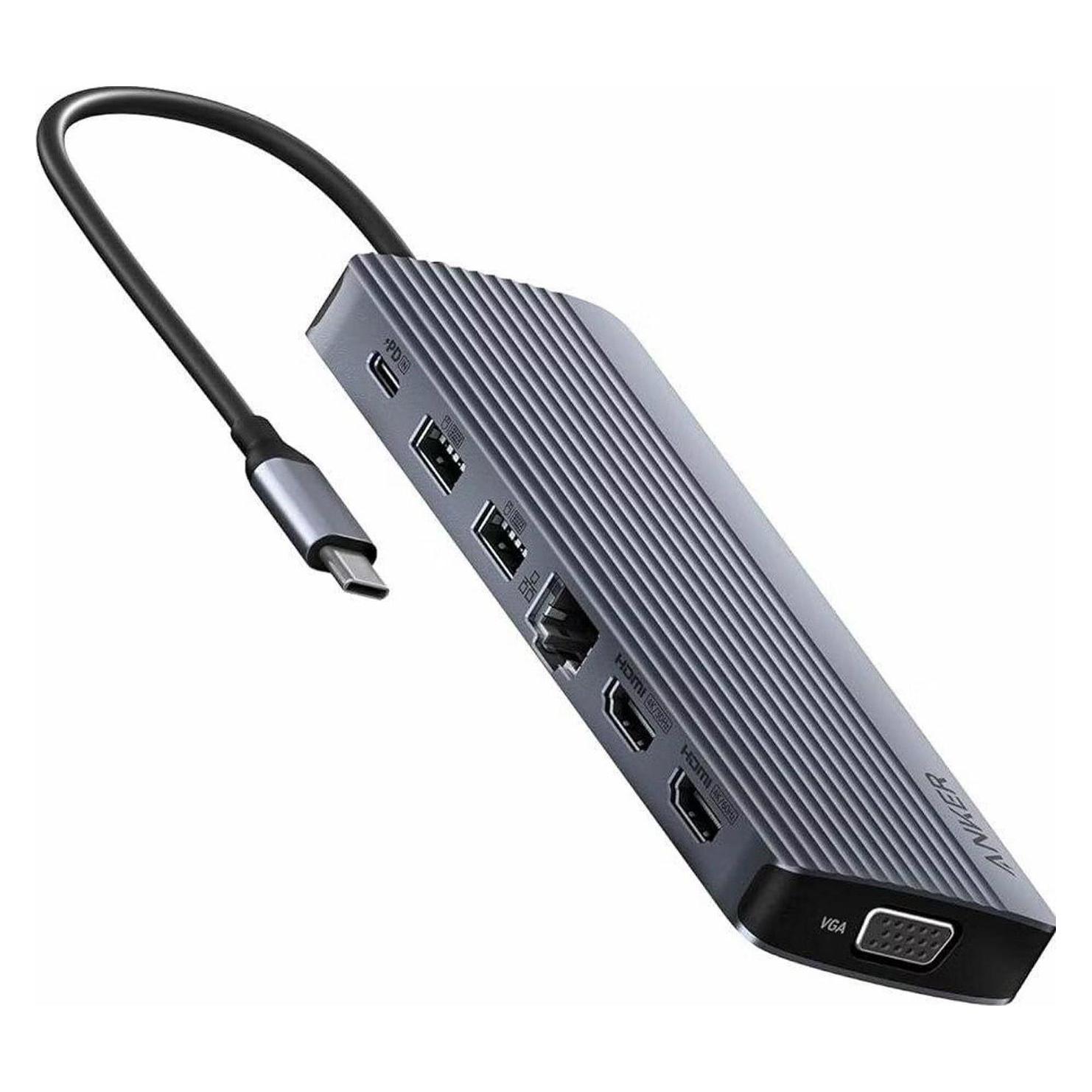 Anker Nano USB-C Hub 14-in-1 (USB-C, 14 Ports) (A83890A1)