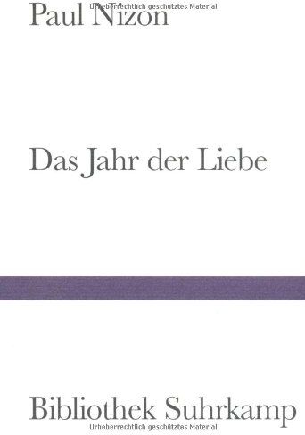 Paul Nizon - Das Jahr der Liebe - Preis vom 19.10.2026 19:33:35 h