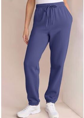 Plus Size Women's Comfort+ Fleece Slim Leg Jogger by Roaman's in Ultra Blue (Size 5X)