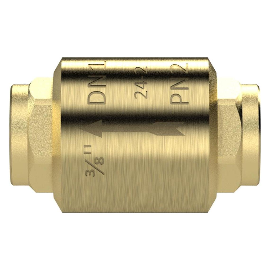 Riegler Rückschlagventil, voller Durchgang, MS, G 1 1/2, 0,01 - 0,03 bar (9227.36)