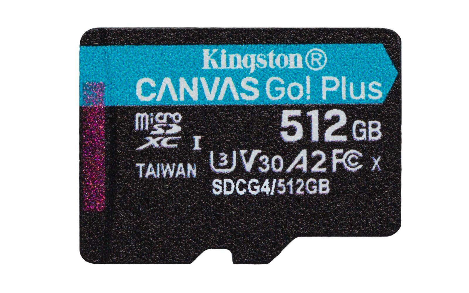 Kingston Canvas Go! Plus Flash-Speicherkarte - 512 GB SDCG4/512GBSP