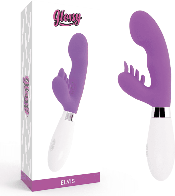 GLOSSY lapin elvis violet