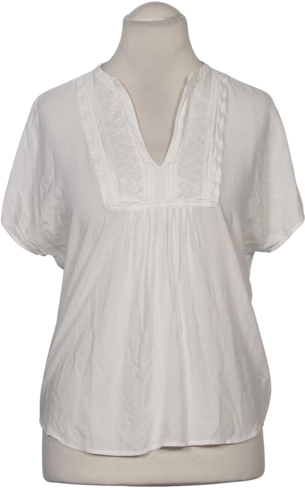 Club Monaco Damen Bluse, Weiß, Gr. L, kein / Etikett - Second Hand