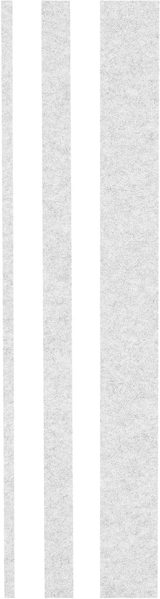 Zelfklevende viltstrips voor meubels ter bescherming van de vloer, grijs, 3 rollen