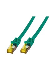 EFB Elektronik RJ45 Patchkabel S/FTP Cat.6A LSZH Cat.7 Rohkabel 1m grün Kupfer Grün (MK7001.1GR)