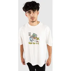 A.LAB Cries In 9-5 Boxy T-Shirt blanc white Gr. XXL