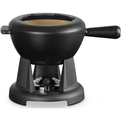 Le Creuset Käsefondue Schwarz, Fondue Set, Schwarz
