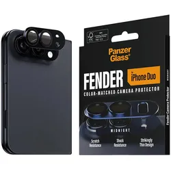 PanzerGlass Fender Kameraschutz Midnight iPhone Duo