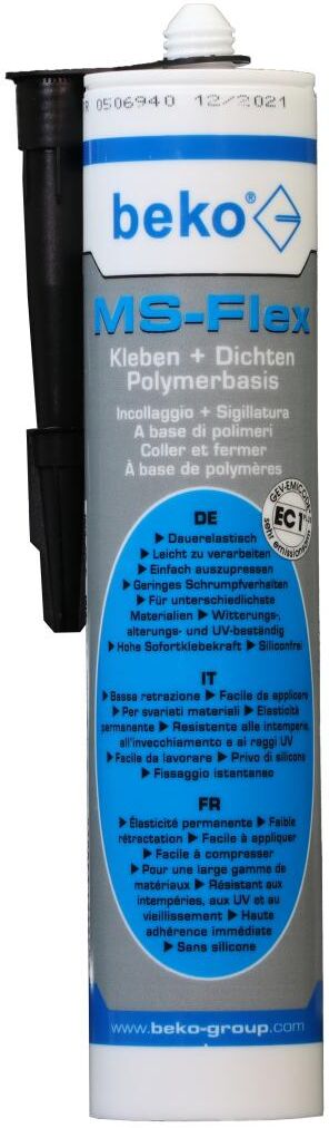 Beko MS Flex, Kleben, Dichten, 300 ml, schwarz