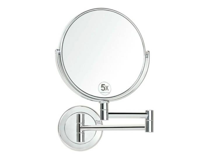 Miroir Grossissant Double Face Rond (x5) sur Bras Extensible