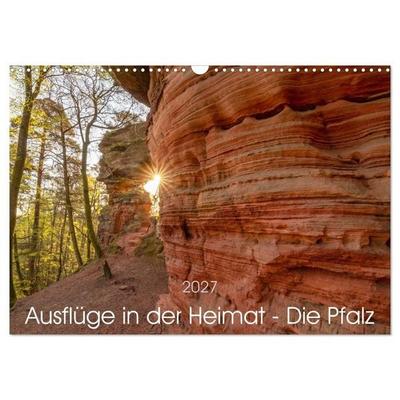 Ausflüge in der Heimat - Die Pfalz (Wandkalender 2027 DIN A3 quer), CALVENDO Monatskalender