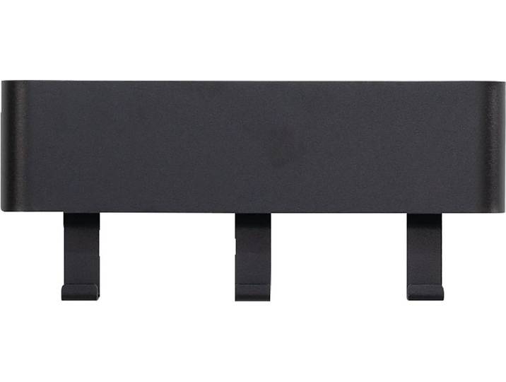 Garderobenhalter SPINDER DESIGN Dax Play , schwarz, B:27cm H:12cm T:7,5cm, Metall, Garderobenhalter, Garderobenhalter, Metall, Breite 27 cm
