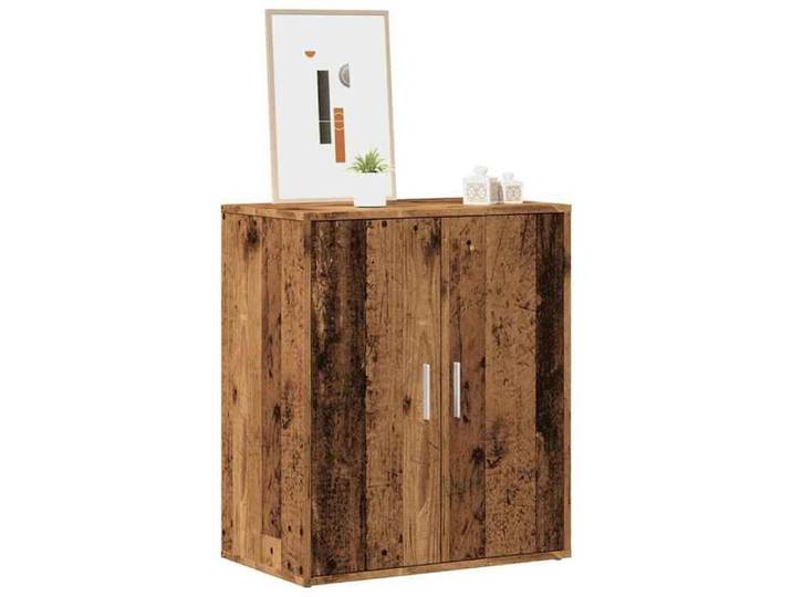 Armoire à chaussures-Meuble à chaussures-Étagère de rangement vieux bois 60x35x70 cm bois d'ingénierie 239824