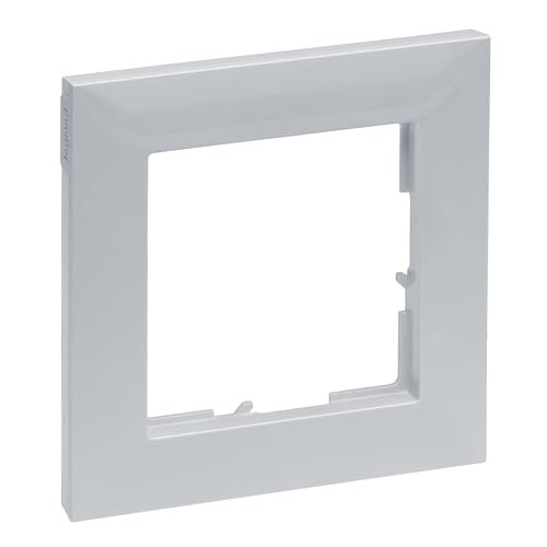 Legrand Seano 1-voudig frame in gelakt aluminium, 87 x 87 mm