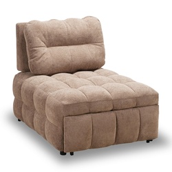 Schlafsessel Liara Webstoff Mokka