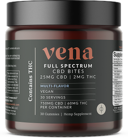 Vena CBD Full Spectrum CBD Bites Gummies