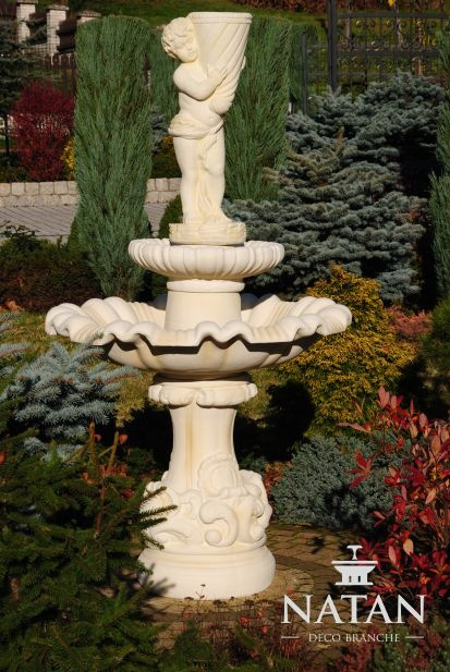 Springbrunnen Garten Teich Brunnen Steinbrunnen Gartenbrunnen Stein Fontaine