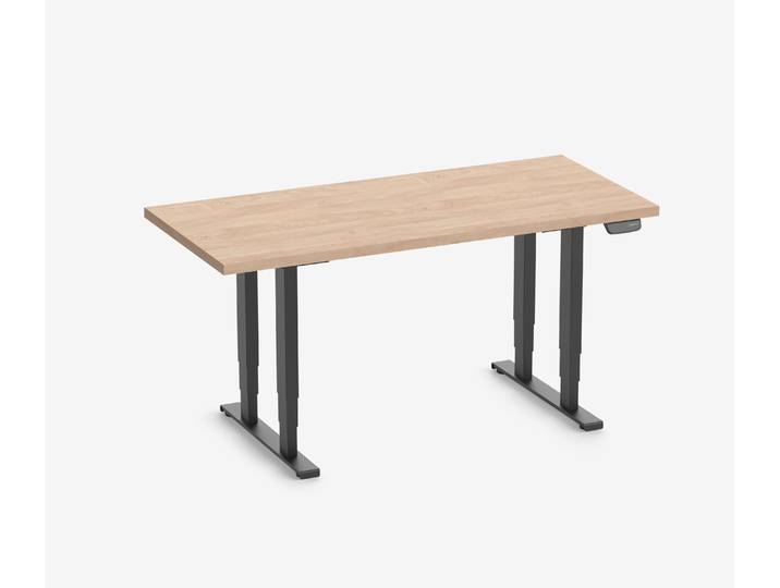 PRIMUS Schwerlasttisch, 1800 x 800 mm Schwarz Buchen Echtholzplatte
