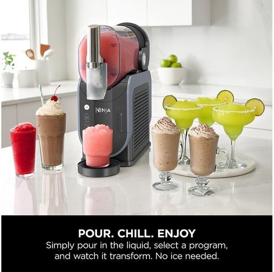 Ninja SLUSHi FS301UK Frozen Drink Maker 1.9L - Arctic Blue & Grey