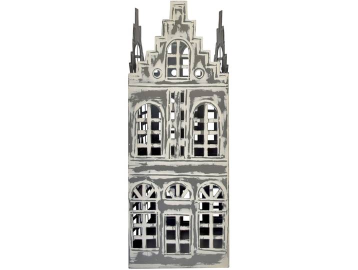 Windlicht Green House & Park Palace dunkelgrau Metall H 40 cm
