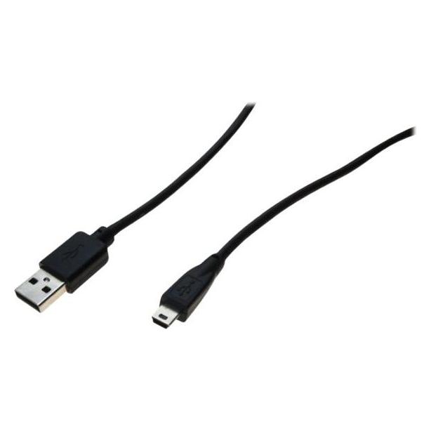 Exertis Connect Mini USB 2.0 Kabel, USB St. A / USB 5pol Mini St. B, 5,0 m Das am häufigsten benötigte Anschlusskabe (5 m, USB 2.0) (532418)