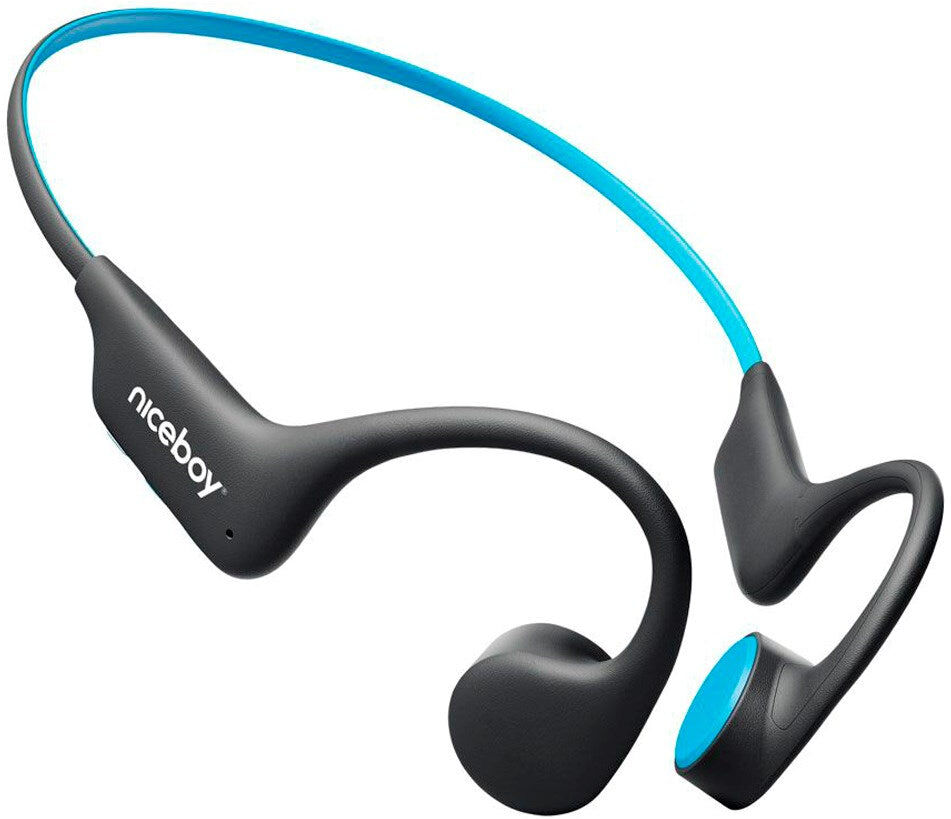 Niceboy Hive Bones 3 Trådløs Bluetooth Sport Høretelefoner - Sort / Blå