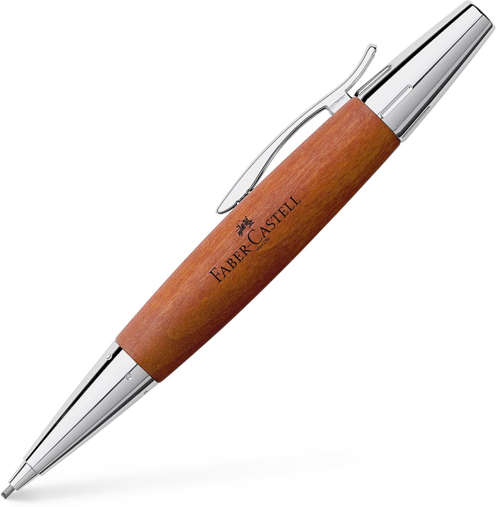 Bleistift FABER-CASTELL "e-motio", braun (bunt), Stifte, Bleistift bunt Einheitsgröße