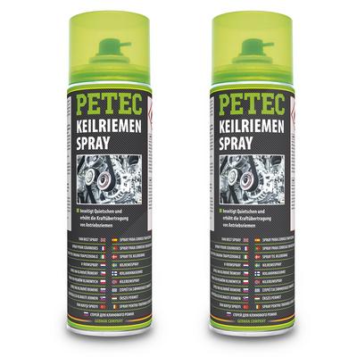 Petec 2x 500 ml Keilriemen Spray [Hersteller-Nr. 70460]
