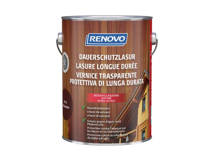 Renovo Dauerschutzlasur Palisander 2.5 l Seidenglanz