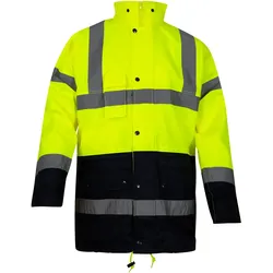 Warnschutz Regenparka ALBERTO 0980 Essential - L - gelb/marine