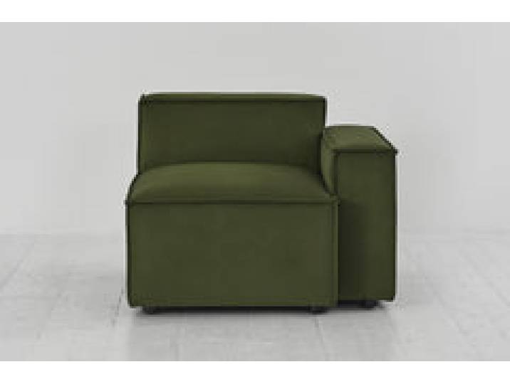 Sofamodul mit rechter Armlehne für Model 03, Laubgrün